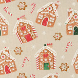 Holiday Homespun - Gingerbread House - 001 - Natural