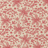 Holiday Homespun - Holly stars - 007 - Natural