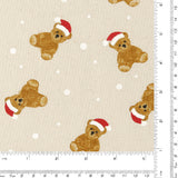 <Holiday Homespun> - Ourson Joyeux - 010 - Naturel