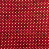 Coton imprimé - Assortiment des Fêtes - 009 - Rouge et Doré