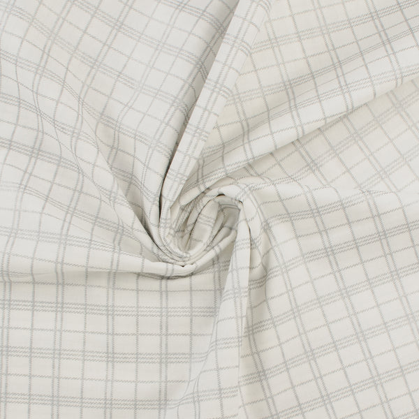 Printed Cotton - Holiday Mixer - 011 - White & Silver