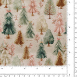 Coton Imprimé - <Sugarplum> - 004 - Ivoire