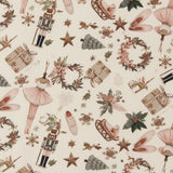 Printed Cotton - Sugarplum - 005 - Offwhite