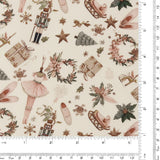 Printed Cotton - Sugarplum - 005 - Offwhite