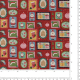 Printed Cotton - Festive Fun - 005 - Red