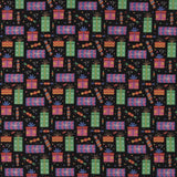 Printed Cotton - Festive Fun - 006 - Black