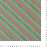 Printed Cotton - Festive Fun - 009 - Green