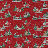 Printed Cotton - Holiday Jollies - 001 - Red