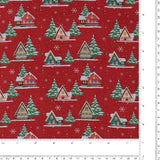 Printed Cotton - Holiday Jollies - 001 - Red