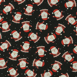 Printed Cotton - Holiday Jollies - 005 - Black