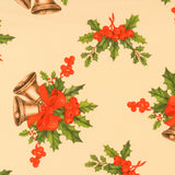 Printed Cotton - Christmas Traditions - 001 - Cream