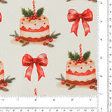 Printed Cotton - Christmas Traditions - 003 - White