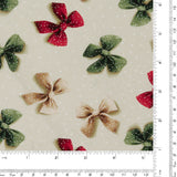 Printed Cotton - Christmas Traditions - 004 - Bone