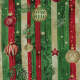 Printed Cotton - Christmas Traditions - 006 - Green