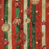 Printed Cotton - Christmas Traditions - 007 - Red
