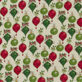 Printed Cotton - Christmas Traditions - 009 - Cream