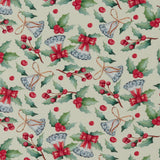 Printed Cotton - Christmas Traditions - 010 - Ivory