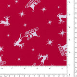 Holiday Basics - Santa Sleigh - 011 - Red