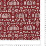 Fêtes scandinaves - Motif de Noel - 006 - Rouge