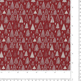Fêtes scandinaves - Sapins Graphiques - 007 - Rouge