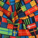 Coton Imprimé - FÊTES ÉCLATANTES - 001 - Marine