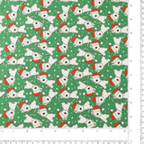 Printed Cotton - JINGLE PETS III - 001 - Green