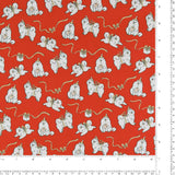 Printed Cotton - JINGLE PETS III - 003 - Red