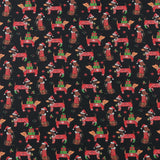 Printed Cotton - JINGLE PETS III - 005 - Black