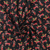 Printed Cotton - JINGLE PETS III - 005 - Black