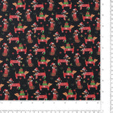 Printed Cotton - JINGLE PETS III - 005 - Black