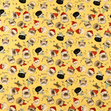 Printed Cotton - JINGLE PETS III - 007 - Yellow