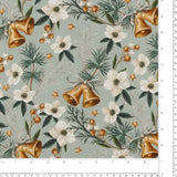 Printed Cotton - Christmas Traditions - 007 - Mint