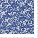 Coton imprimé - Tradition des Fêtes - 014 - Bleu