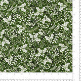 Coton imprimé - Tradition des Fêtes - 016 - Vert