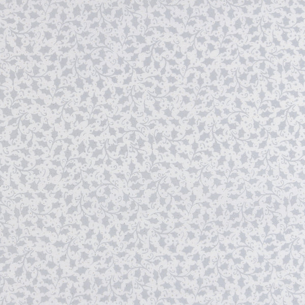 Printed Cotton - Sparkle Basics III - 001 - White & Silver