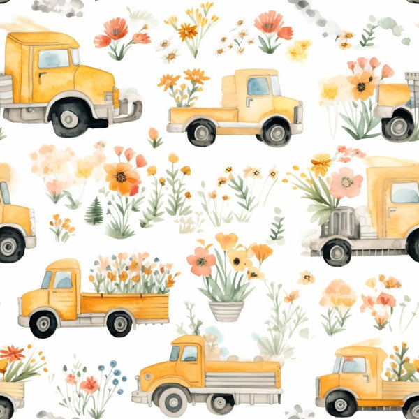 WatercolorTrucksandFlowersbyHLP Fabric Studio Uploads 1717435570-3708