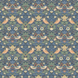 Home Decor Fabric - William Morris - Strawberry Thief - Blue