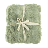 Decorative Bubble fur throw - Sage - 50 x 60''