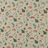 Coton imprimé - Création artisanale - 006 - Sauge