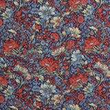 Coton imprimé - Charme floral - 003 - Marine