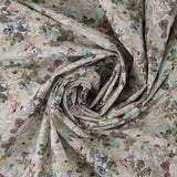 Coton imprimé - Charme floral - 014 - Ivoire