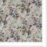 Coton imprimé - Charme floral - 014 - Ivoire