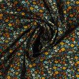 Printed Cotton - Lillibet Floral - 014 - Navy