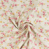 Printed Cotton - Lillibet Floral - 001 - Pink