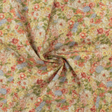 Printed Cotton - Lillibet Floral - 004 - Copper Red