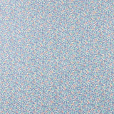 Coton imprimé - Floraison Lillibet - 005 - Pervenche
