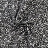 Printed Cotton - Lillibet Floral - 019 - Black