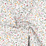 Printed Cotton - Lillibet Floral - 030 - White