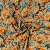 Printed Cotton - 3D Florals II - 005 - Beige