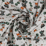 Coton imprimé - Les petits - 001 - Blanc